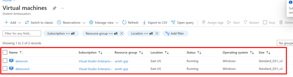 Taking Disk Snapshot In Azure